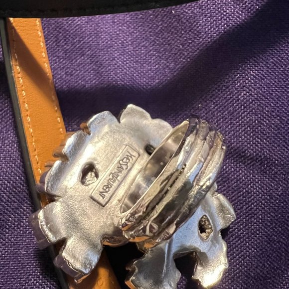 Yves Saint Laurent Crystal Cocktail Ring - Picture 9 of 10